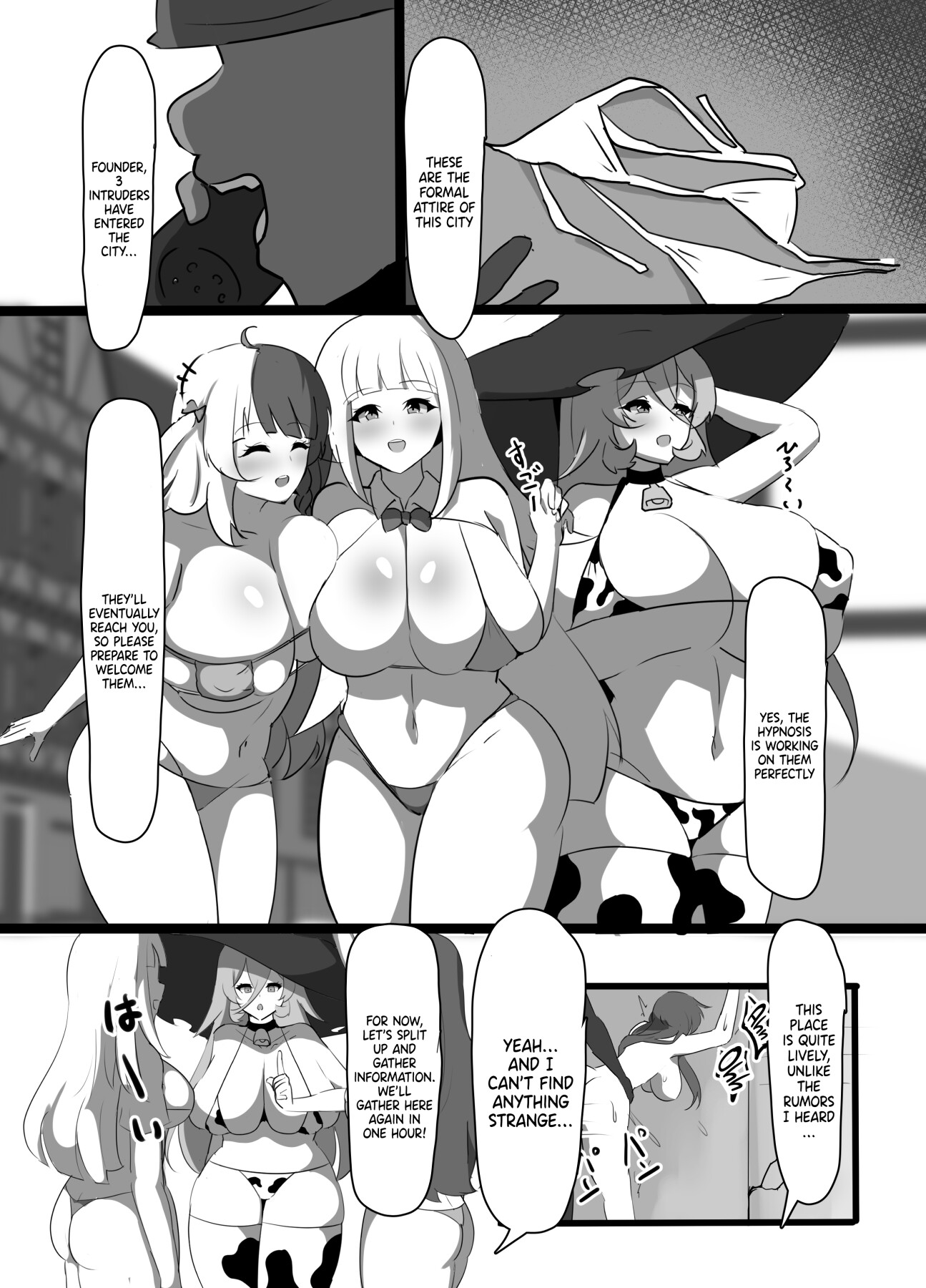 Hentai Manga Comic-Hypnotizing The Huge Breast Party-Read-6